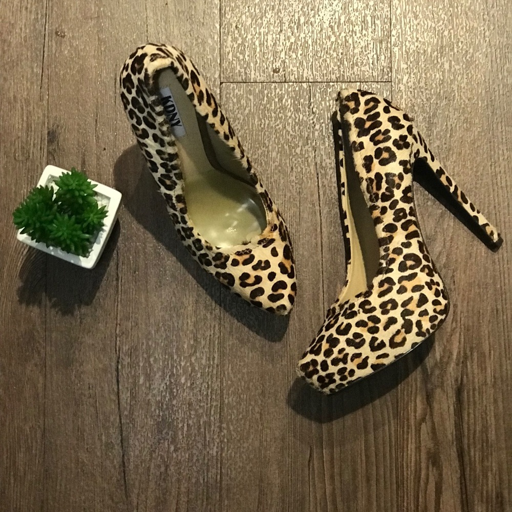 KDNY Kelsi Dagger NY | Leopard Print Heels | 8